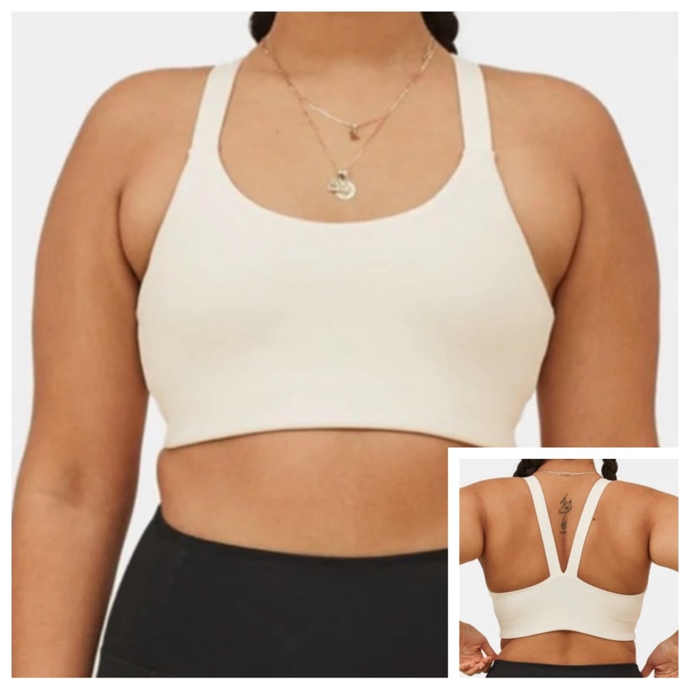 NWT GIRLFRIEND COLLECTIVE Lou V-Back Sport Bra, Full Coverage - Womens 6XL